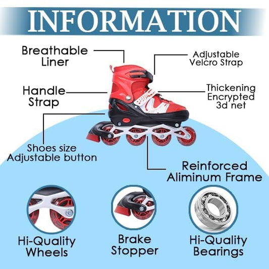 Power Super Adjustable Inline Skates