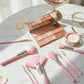 GR - Professional Pink Makeup Brush Set