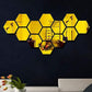 Hexagon Style Acrylic Mirror - Modern Home Decoration