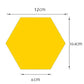 Hexagon Style Acrylic Mirror - Modern Home Decoration