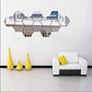 Hexagon Style Acrylic Mirror - Modern Home Decoration