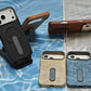 Luxury Leather MagSafe Case with Ring Kickstand for iPhone
